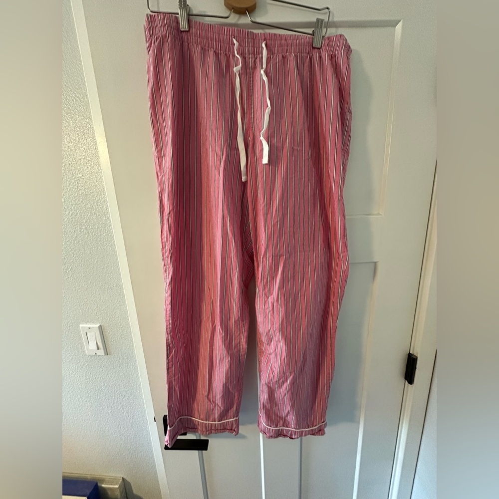 Striped Pink pj or beach Pants
